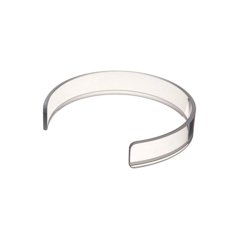 Sammons Preston Invisible Food Guard Reusable SnapOn Plastic Ring Fits 8510 Plate 125 High Crystal Clear Plastic Plate Ring Kitchen Aid with Sure Fit to Prevent Spills Dishwasher Safe Guard